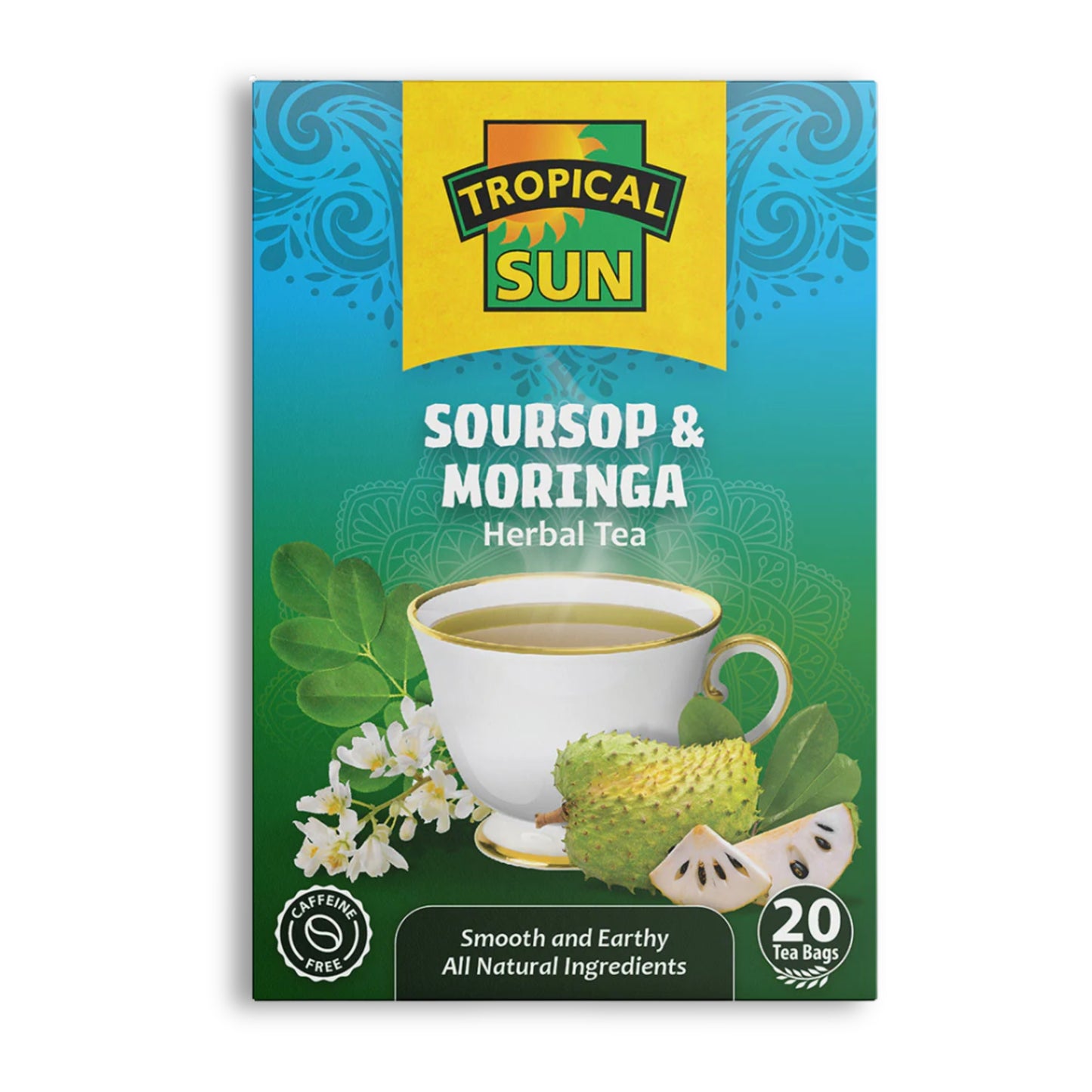 Tropical Sun Soursop Tea Moringa Teabags 30g