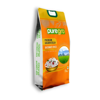 Puregro Golden Sella Basmati Rice 10KG