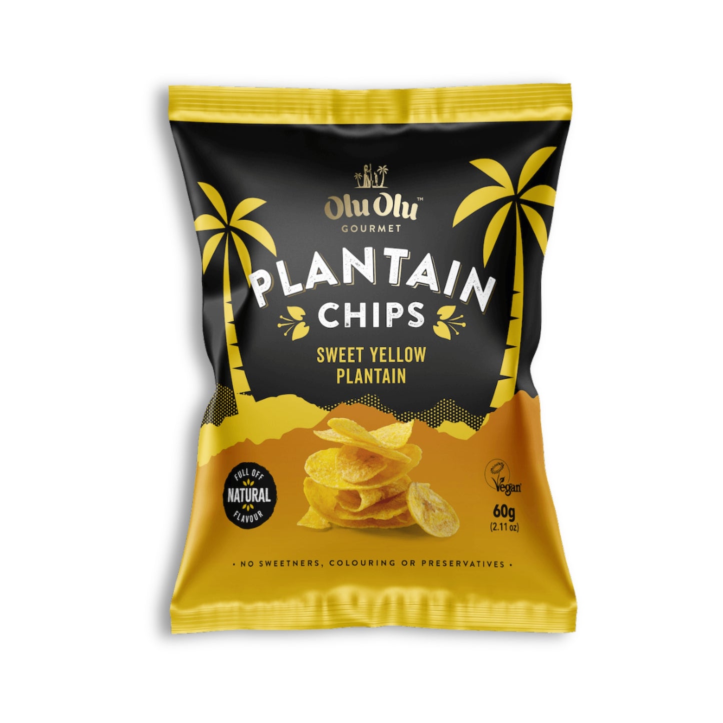 Olu Olu Sweet Yellow Plantain Chips 60g