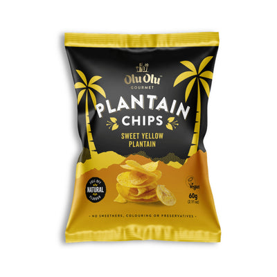 Olu Olu Sweet Yellow Plantain Chips 60g