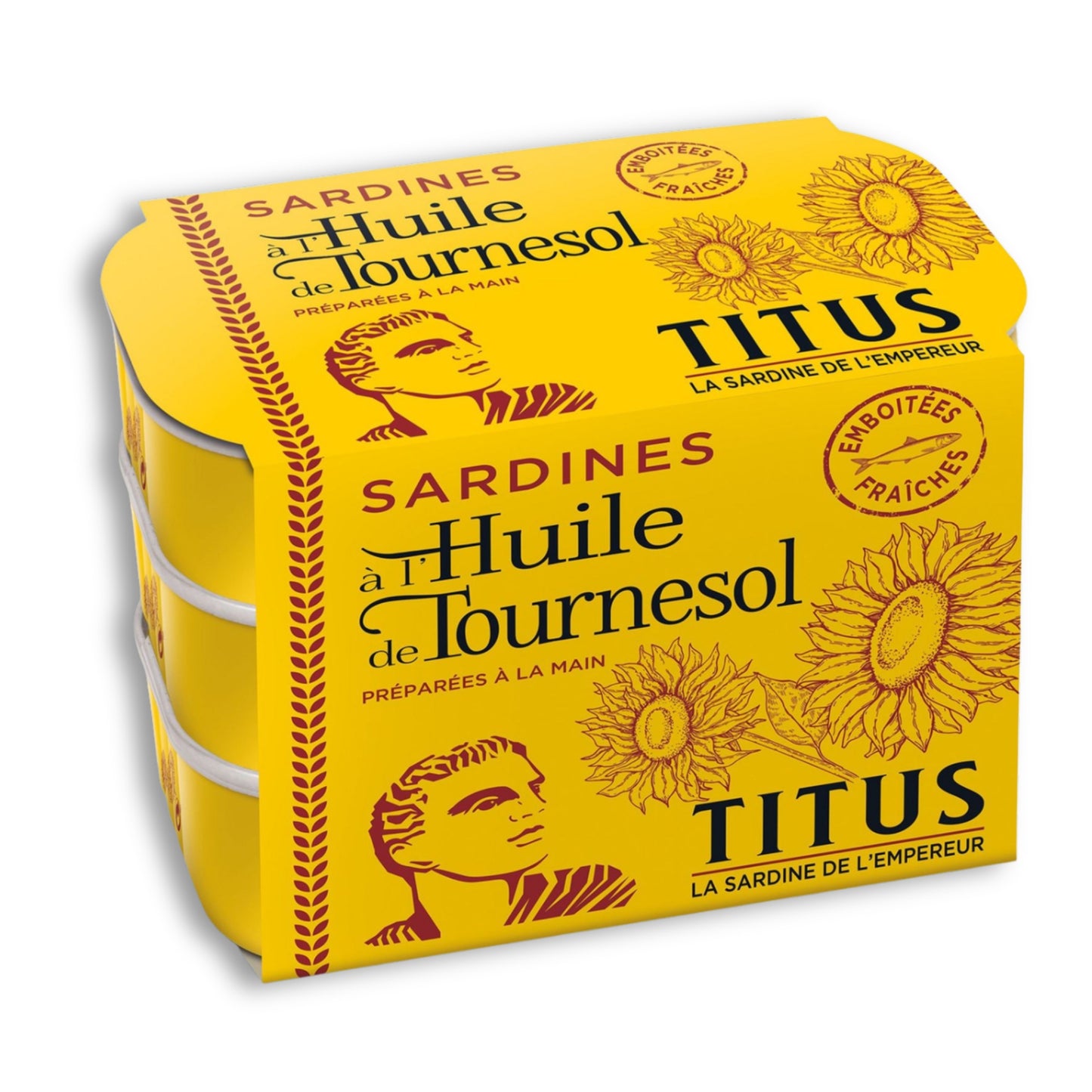 Titus Sardines Hot Tinned Fish 3x125g