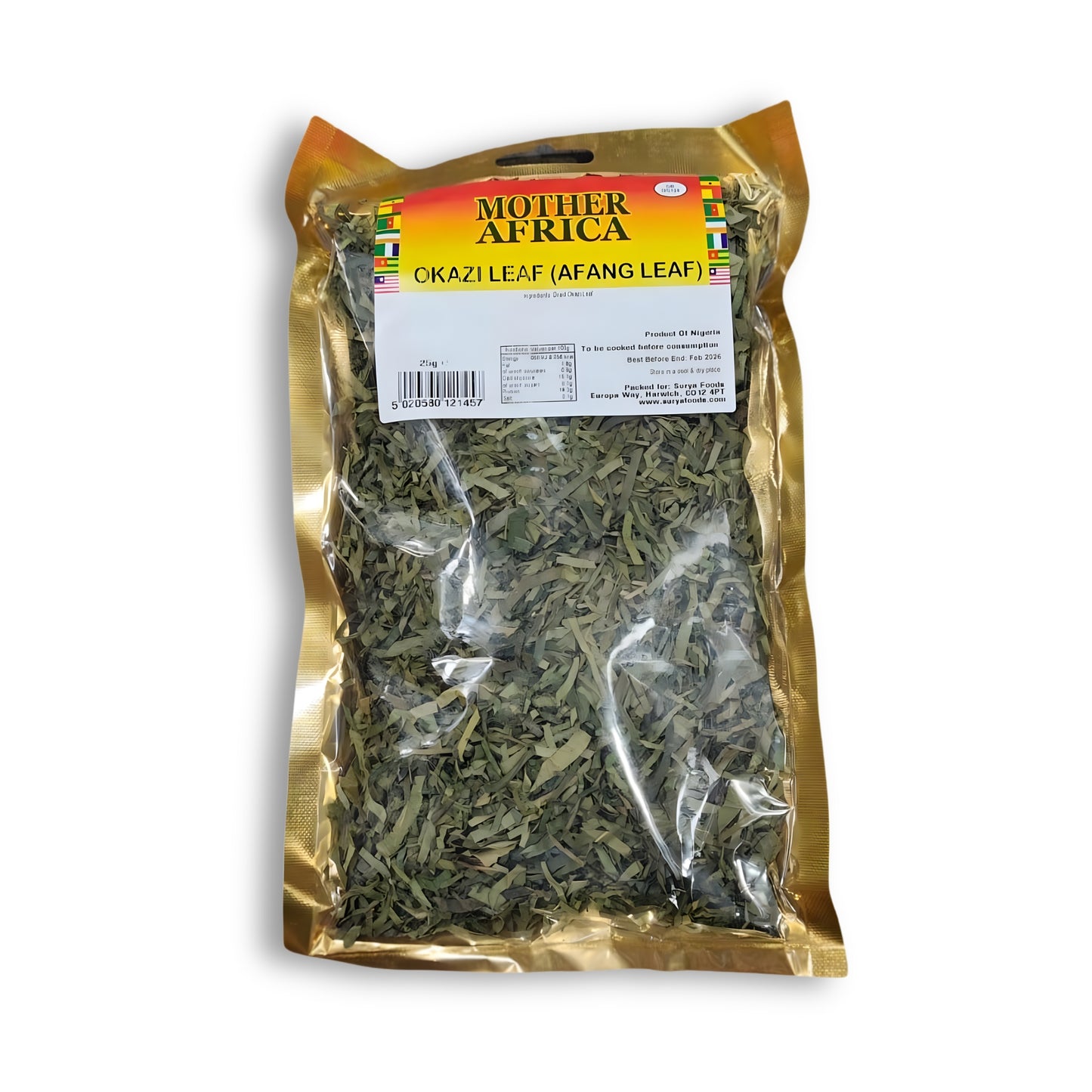 Mother Africa Okazi Leaf (Afang Leaf) 25g