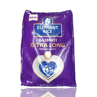 Elephant Atta Basmati Extra Long Rice 20kg