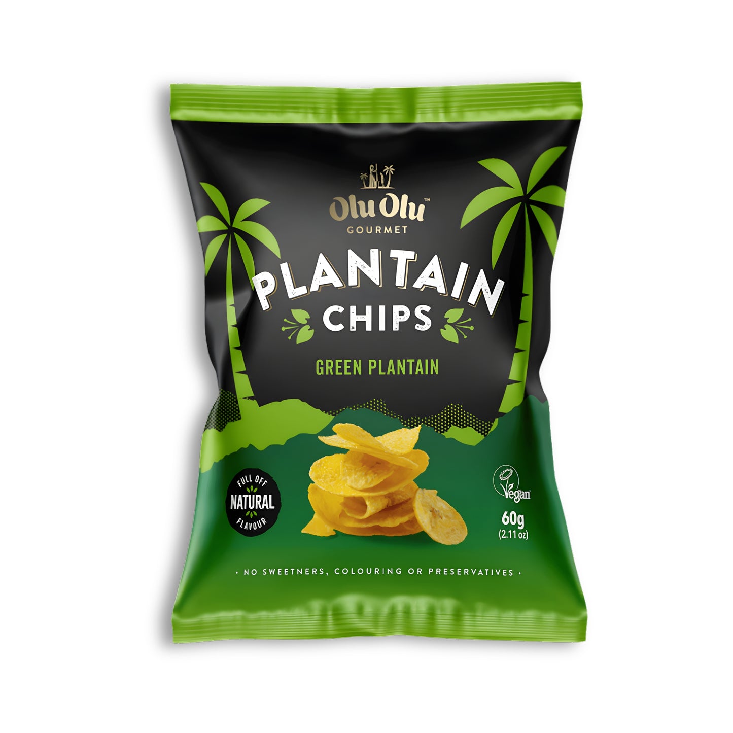 Olu Olu Green Plantain Chips 60g