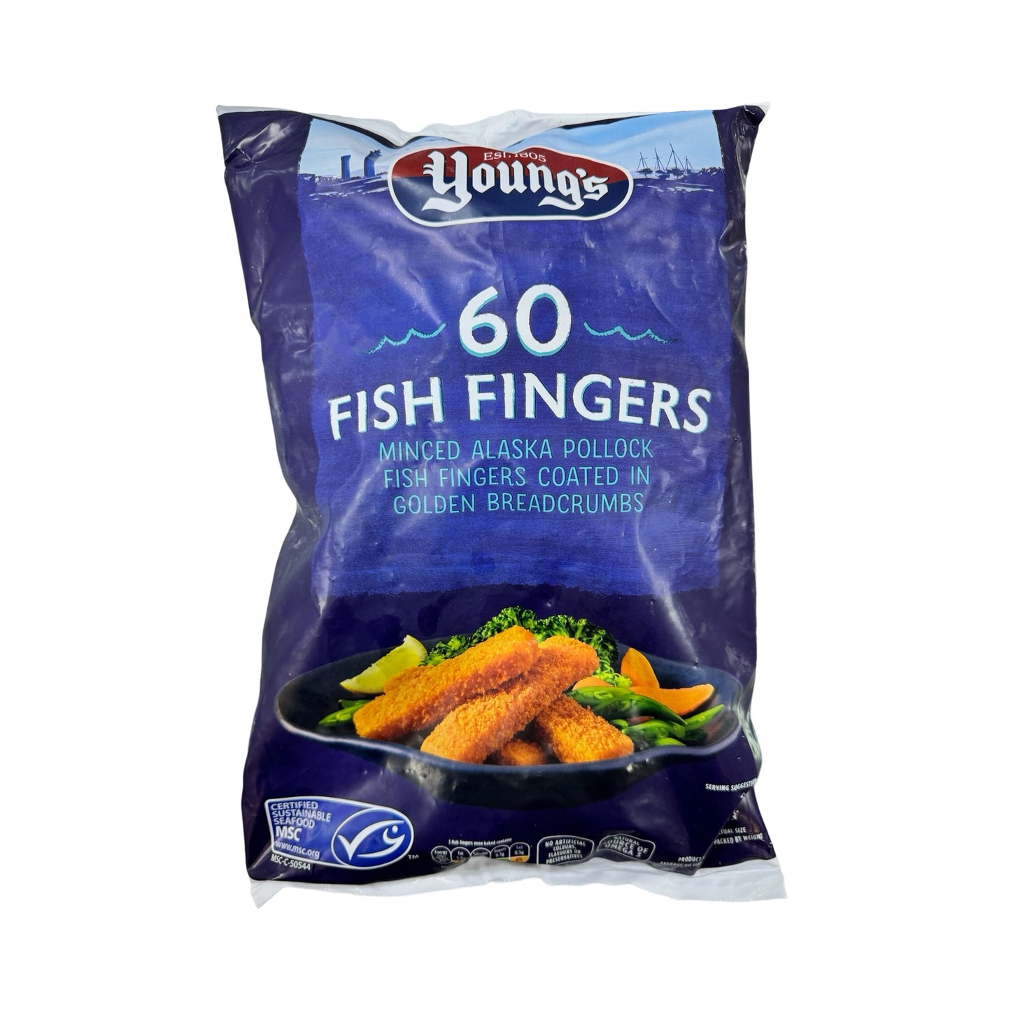 Youngs 60 Fish Fingers 1.5kg