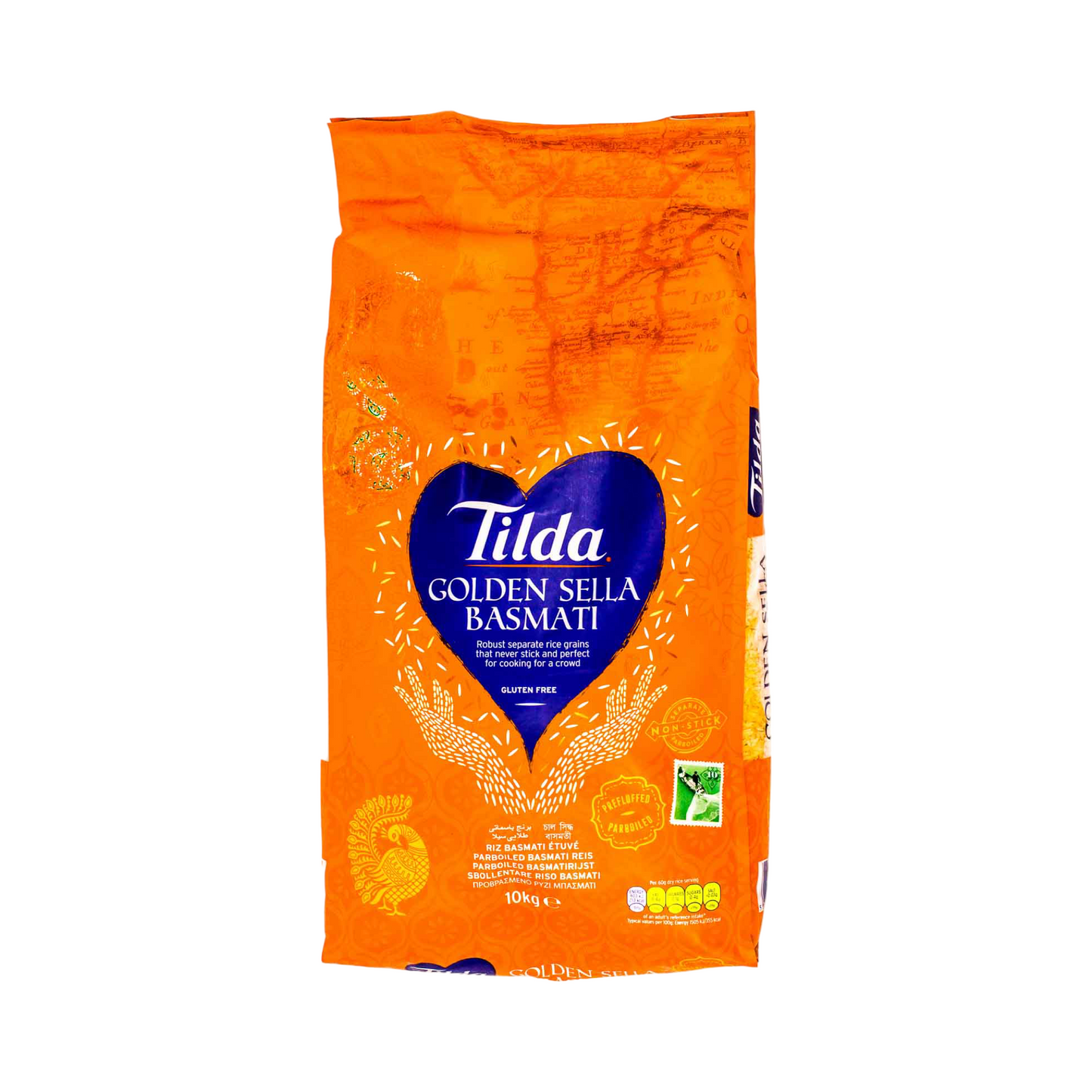 Tilda Golden Sella Basmati Rice 10kg Orange Bag
