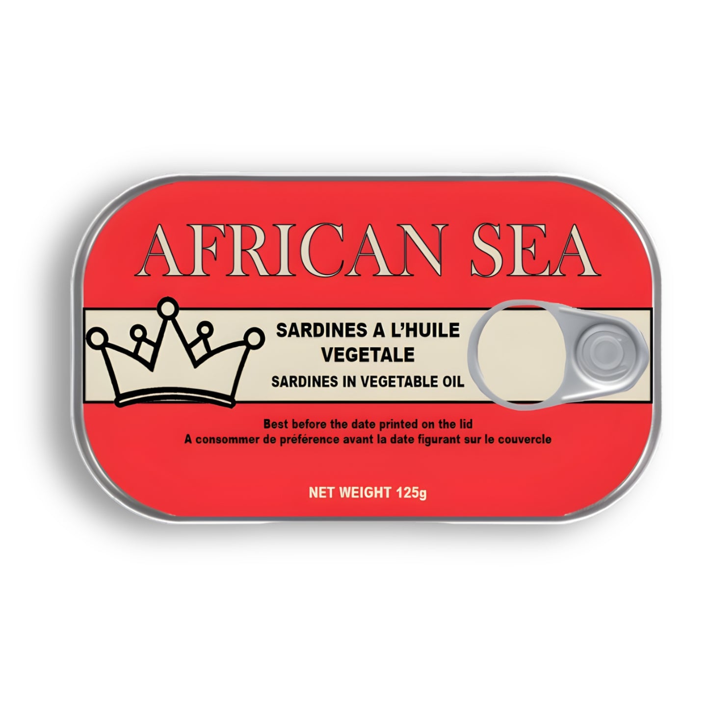 African Sea Sardines In Veg Oil 125G