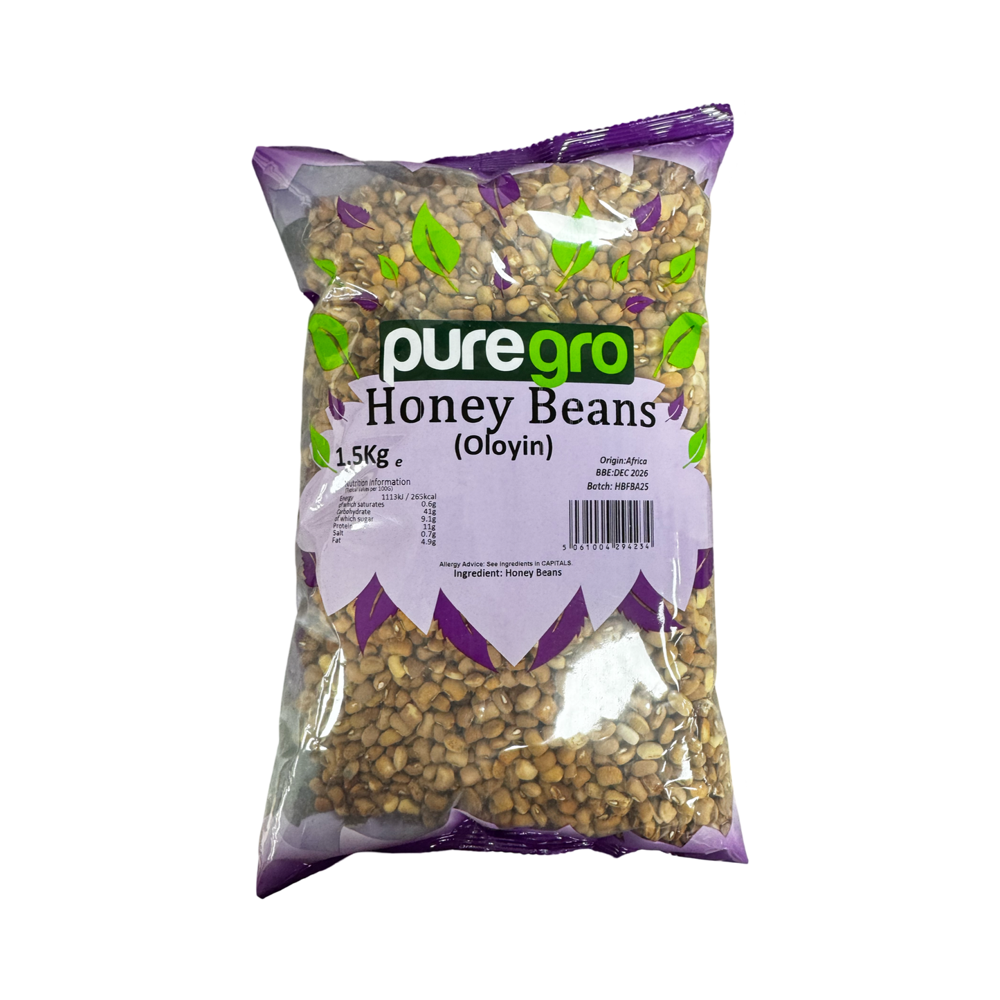 Puregro Honey Beans (Oloyin) 1.5kg