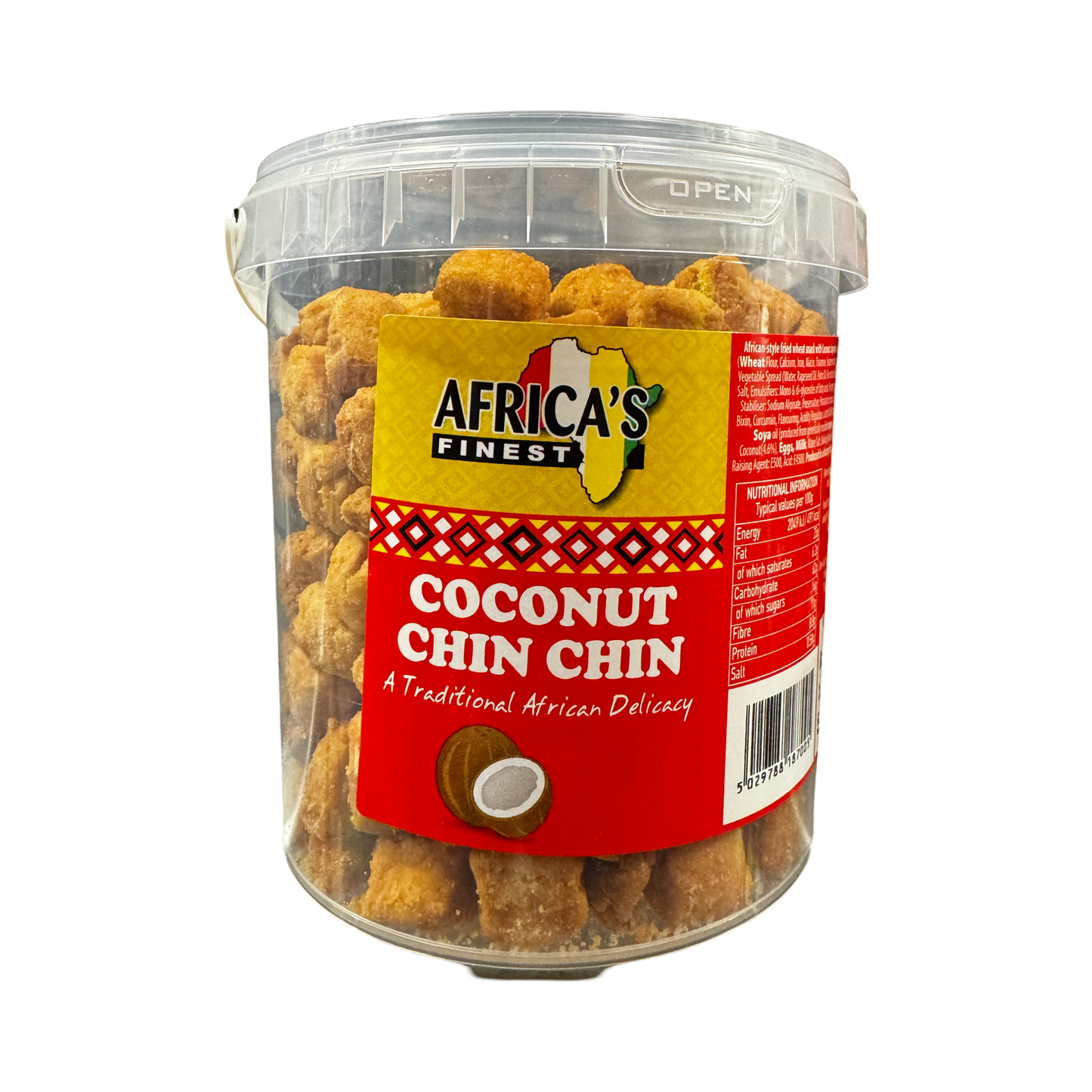African's Finest Chin Chin Coconut 500g