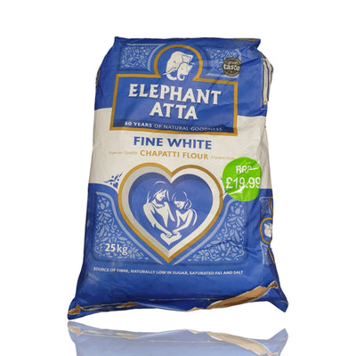 Elephant Atta Fine White 25KG
