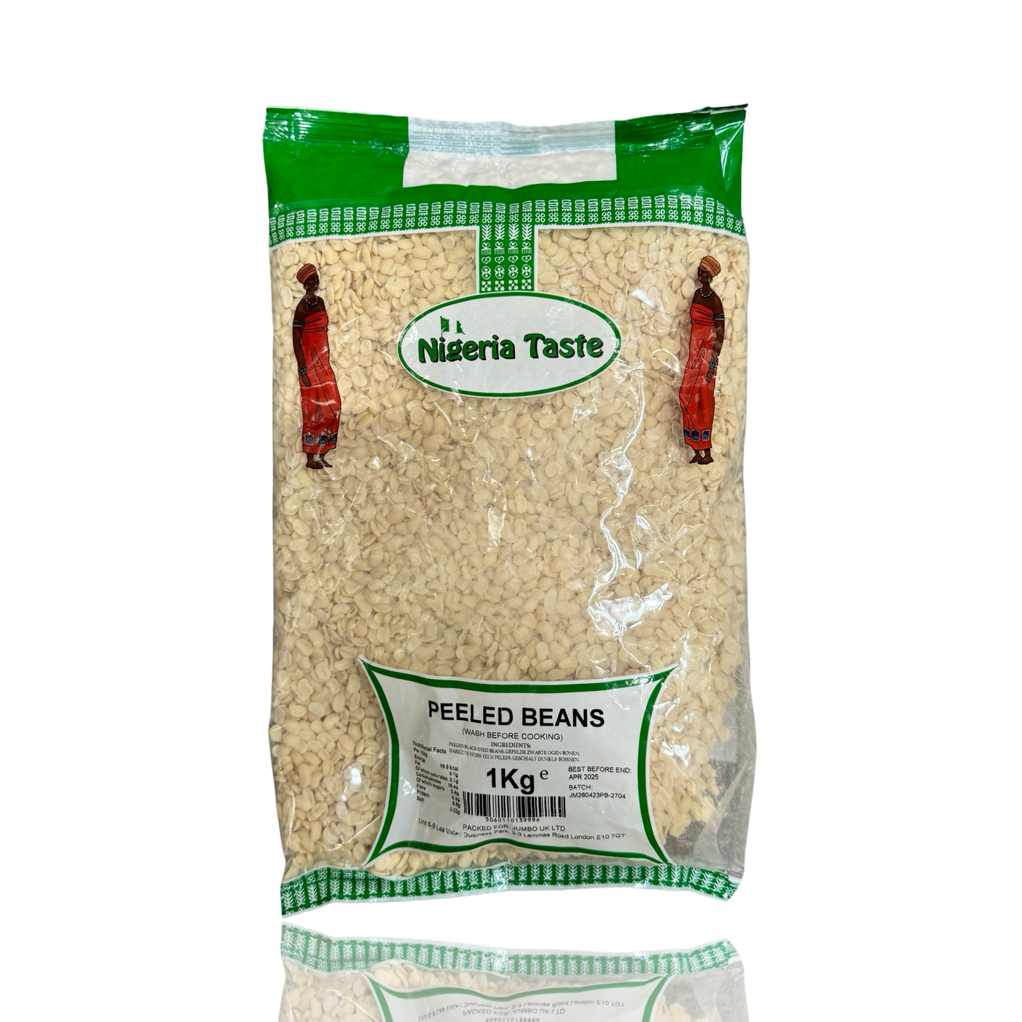 Nigerian Taste Peeled Beans 1kg