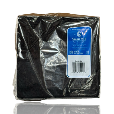 Swantex Napkins Black 3ply 16 pack 40cm