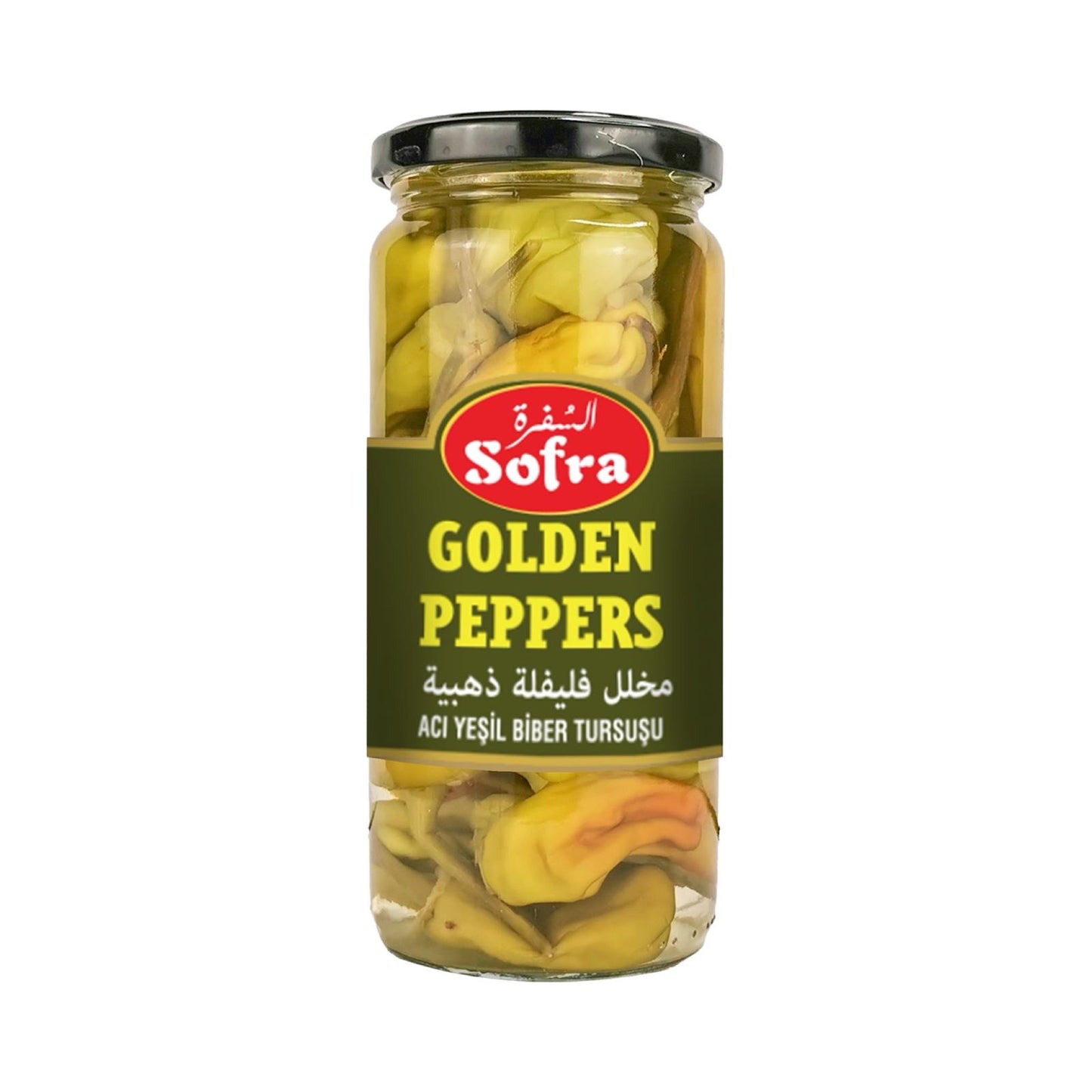 Sofra Golden Green Peppers 470g