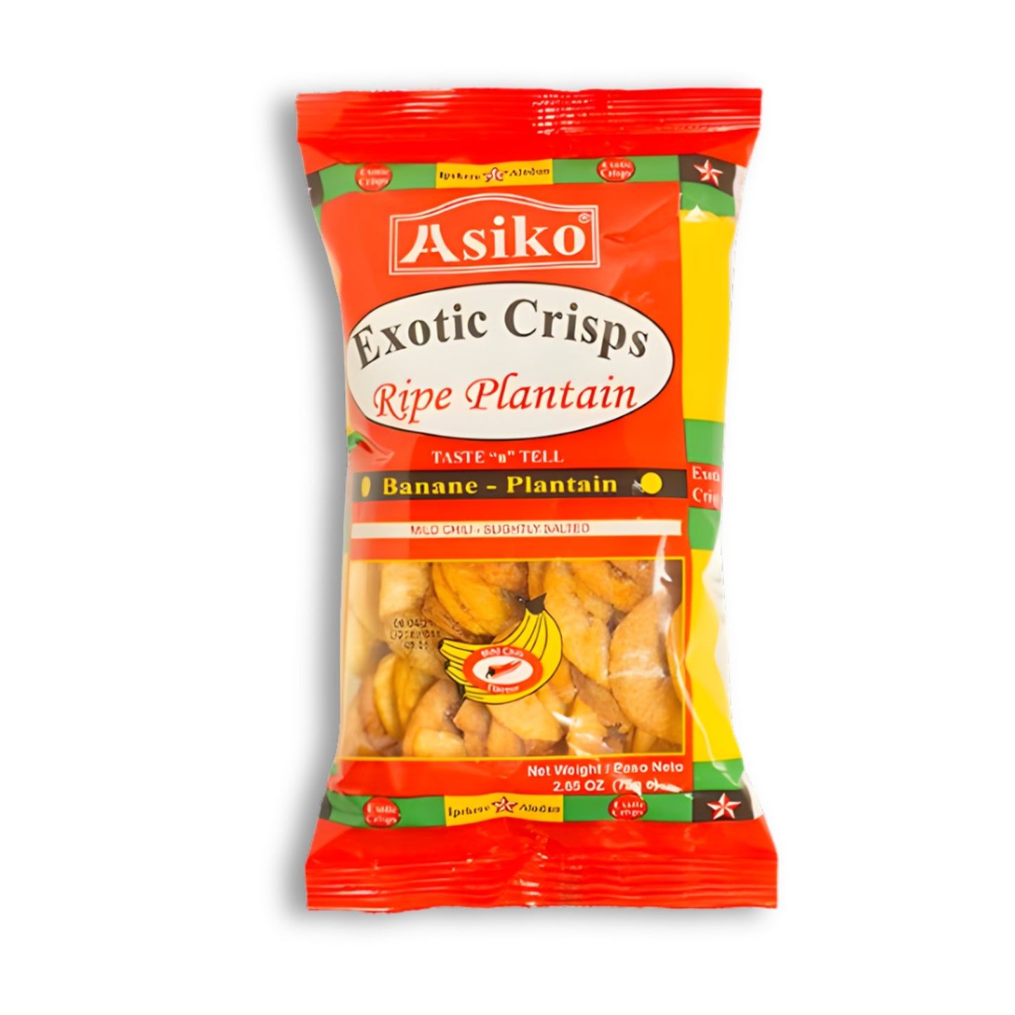 Asiko Exotic Chilli Plantain Chips 75g