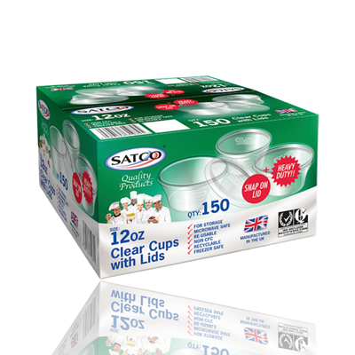 Satco 12oz Cup + lids