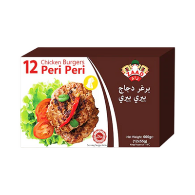 Zaad Peri Peri Chicken Burgers 660g