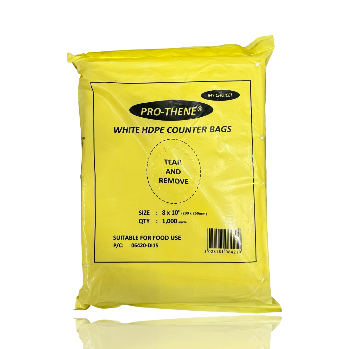 White Hdpe Bags 8x10 1000s