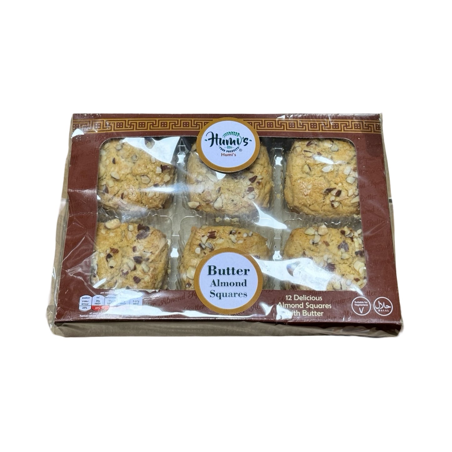 Humi Butter Almond Squares 12pcs