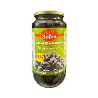 Sofra Pitted Black Olives 900g