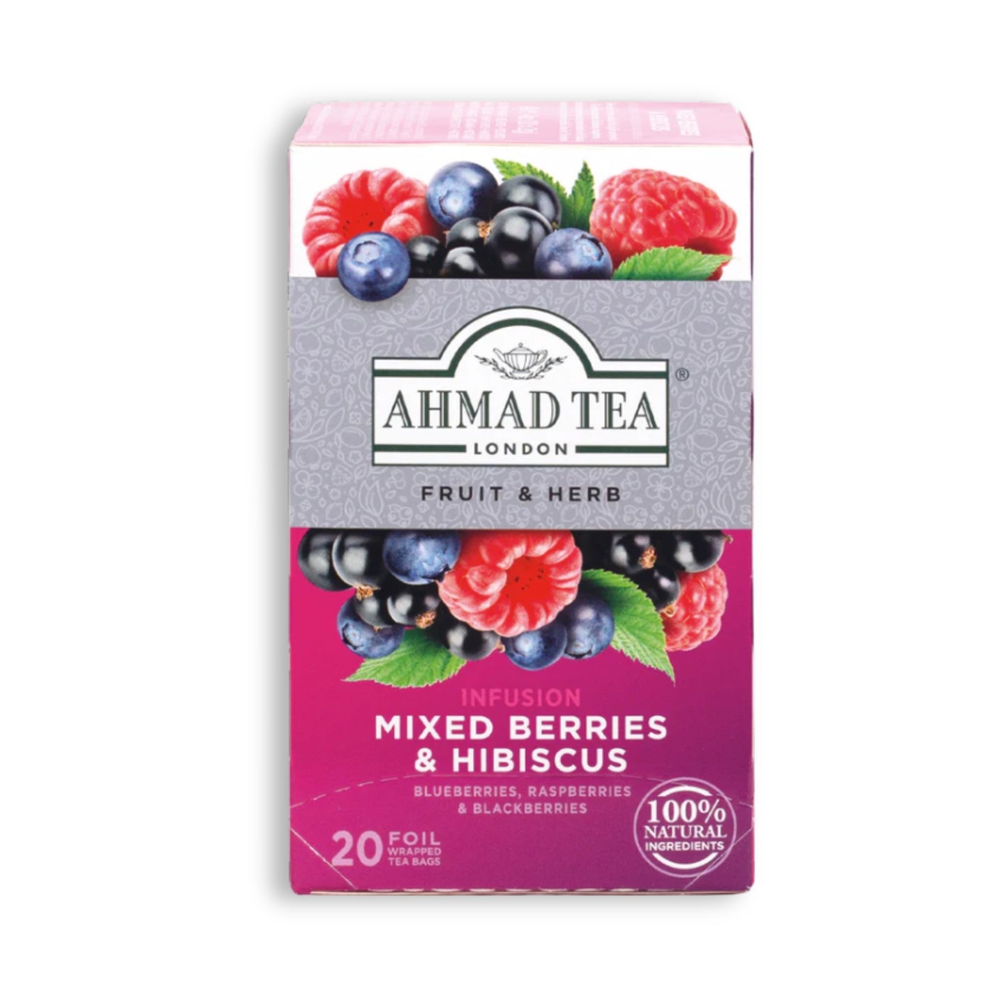 Ahmad Tea Bags Mixed Berries Hibiscus 20x40g