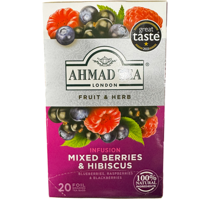 Ahmad Tea Bags Mixed Berries Hibiscus 20x40g