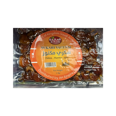 Al Maeda Sukari Vacuum Dates 1KG