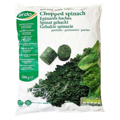 Ardo Spinach Chopped 1kg