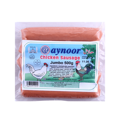 Aynoor Chicken Sausage Jumbo 500g