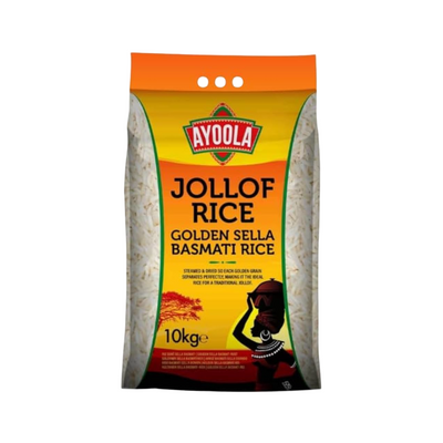Ayoola Jollof Rice Golden Sella Long Grain 10KG