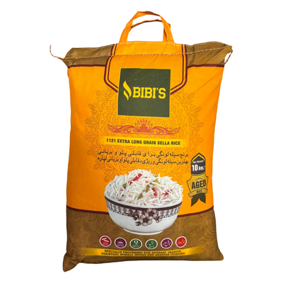 Bibi’s 1121 Extra Long Grain Sella Rice 10 kg