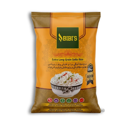 Bibi’s 1121 Extra Long Grain Sella Rice 20 kg