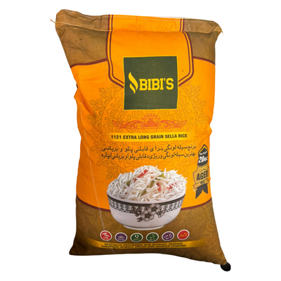 Bibi’s 1121 Extra Long Grain Sella Rice 20 kg