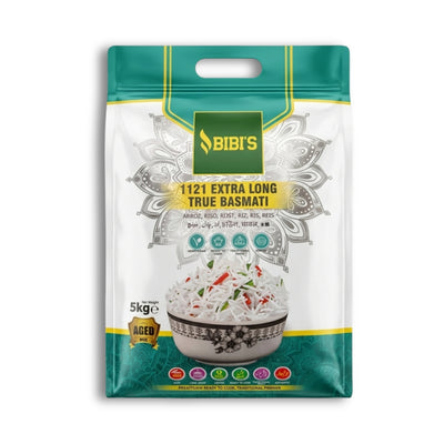 Bibi’s 1121 Extra Long True Basmati 5kg