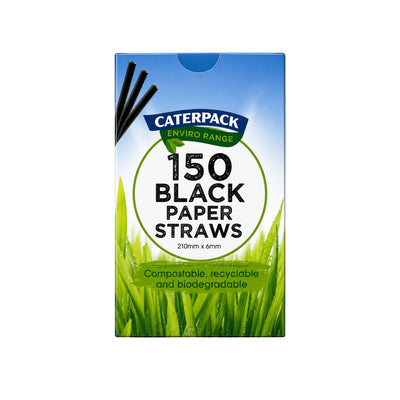Black Drinking Straws