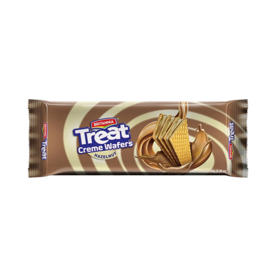 Britannia Treat Cream Wafer Hazelnut 150G