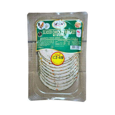 Istanbul Sliced Chicken Breast With Herbs 130g