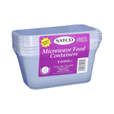Satco 1000ml Containers 4s