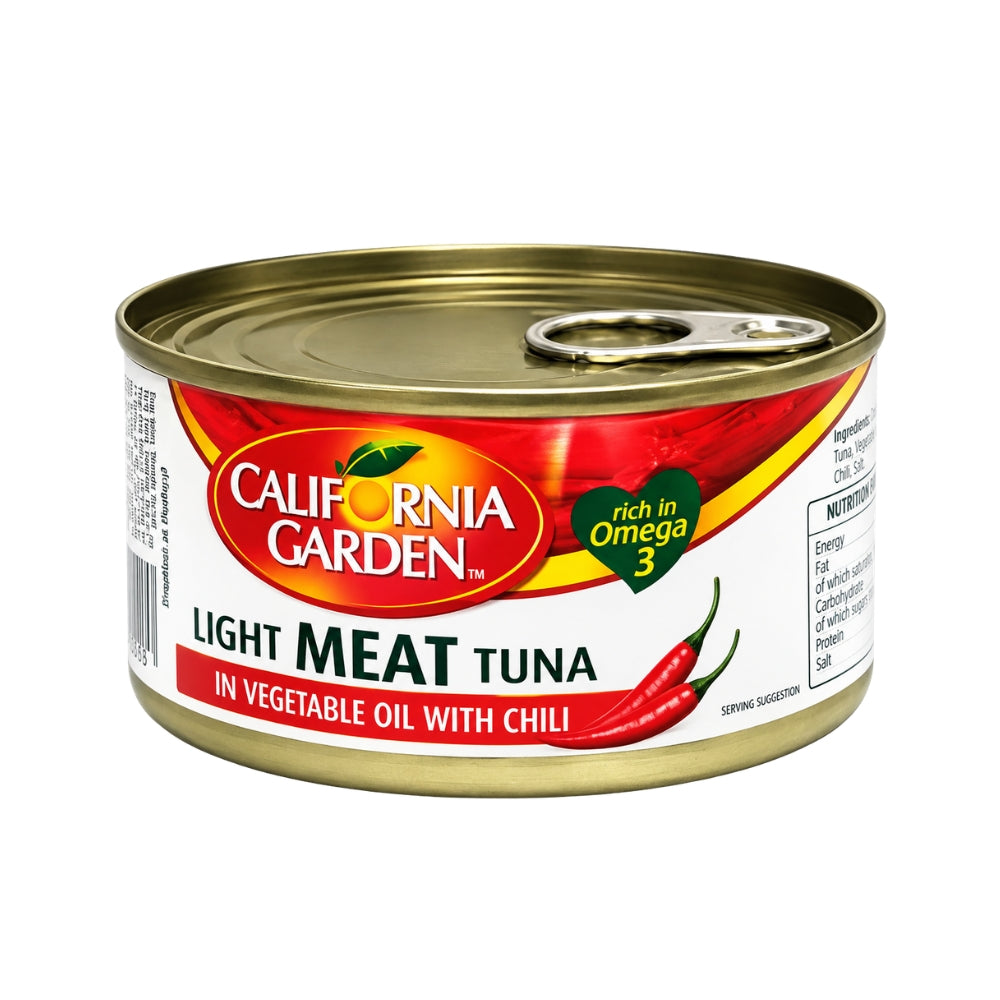 California Garden Tuna Veg Oil Chilli 185g
