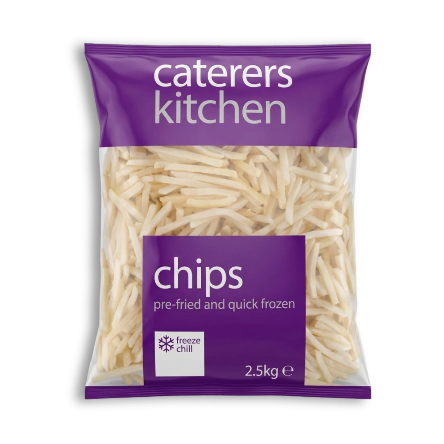 Caterers Kitchen Chips 14x14mm 2.5kg