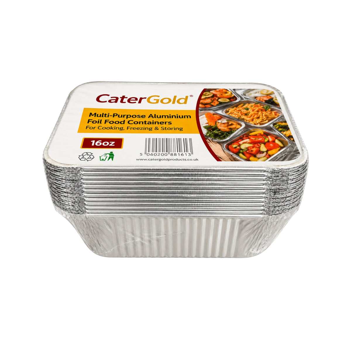 Catergold Foil Container No2 16 Pack 16's