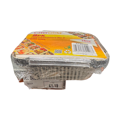 Catergold Foil Container No2 8pack 8's