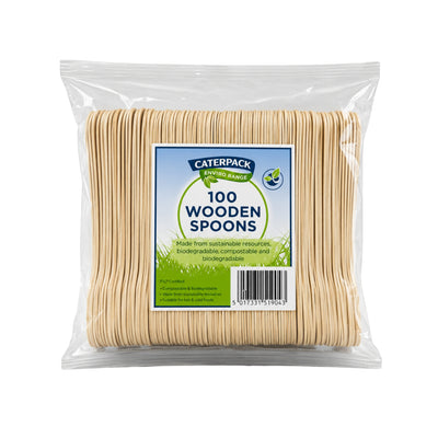 Caterpack Wooden Spoons 100s