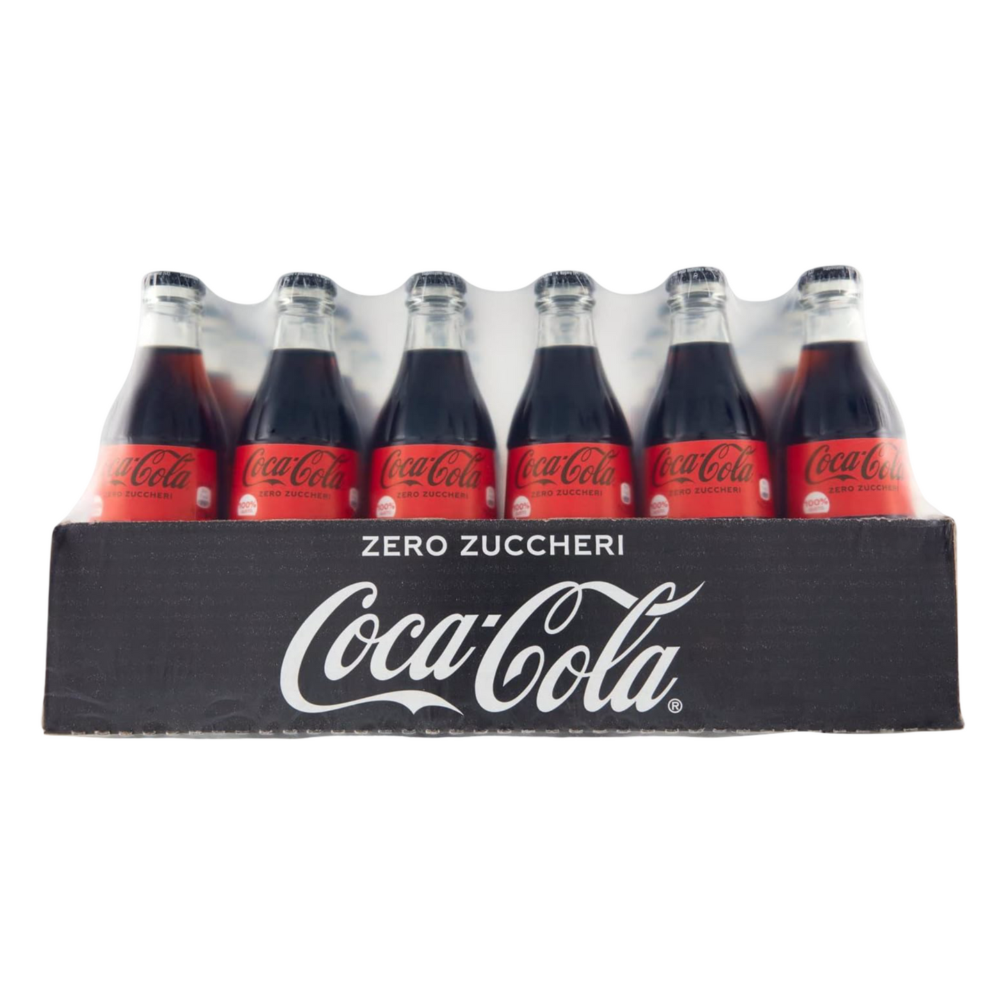 Coca-Cola Zero Glass Bottle 24×330ml