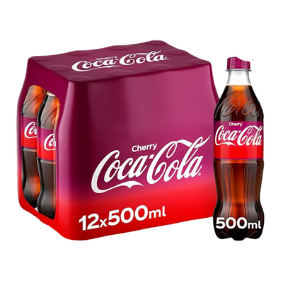 Coca Cola Cherry Bottle 12×500ml