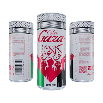 Cola Gaza Sugar Free (Can) 24×250ml
