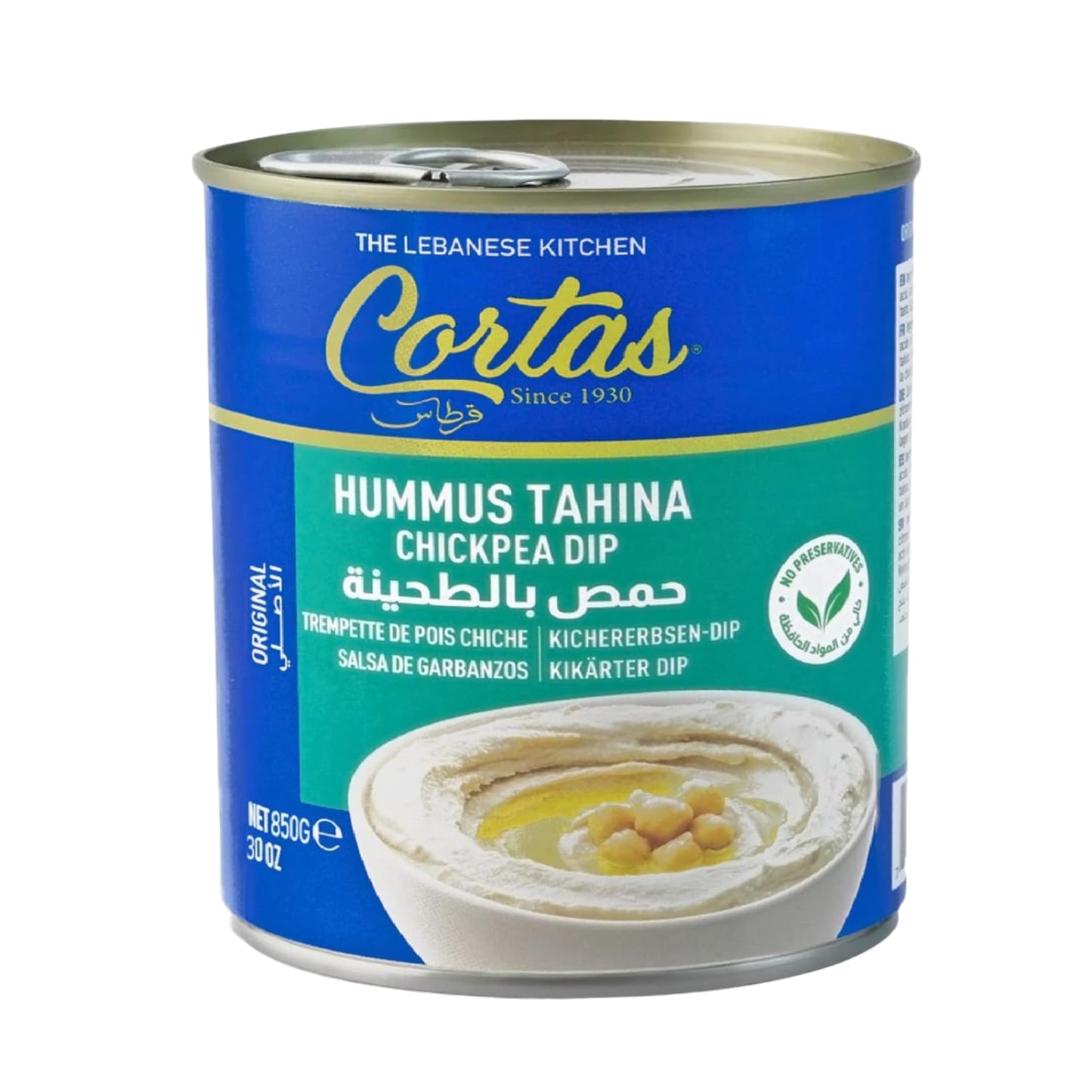 Cortas Chick Peas Dip 850g