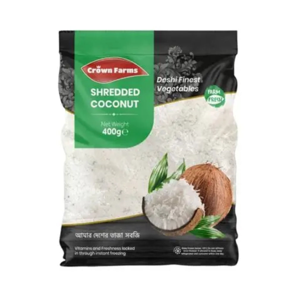 Crown Farm Shredded Coconut 400g