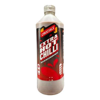 Crucials Extra Hot Chilli Sauce 1Ltr