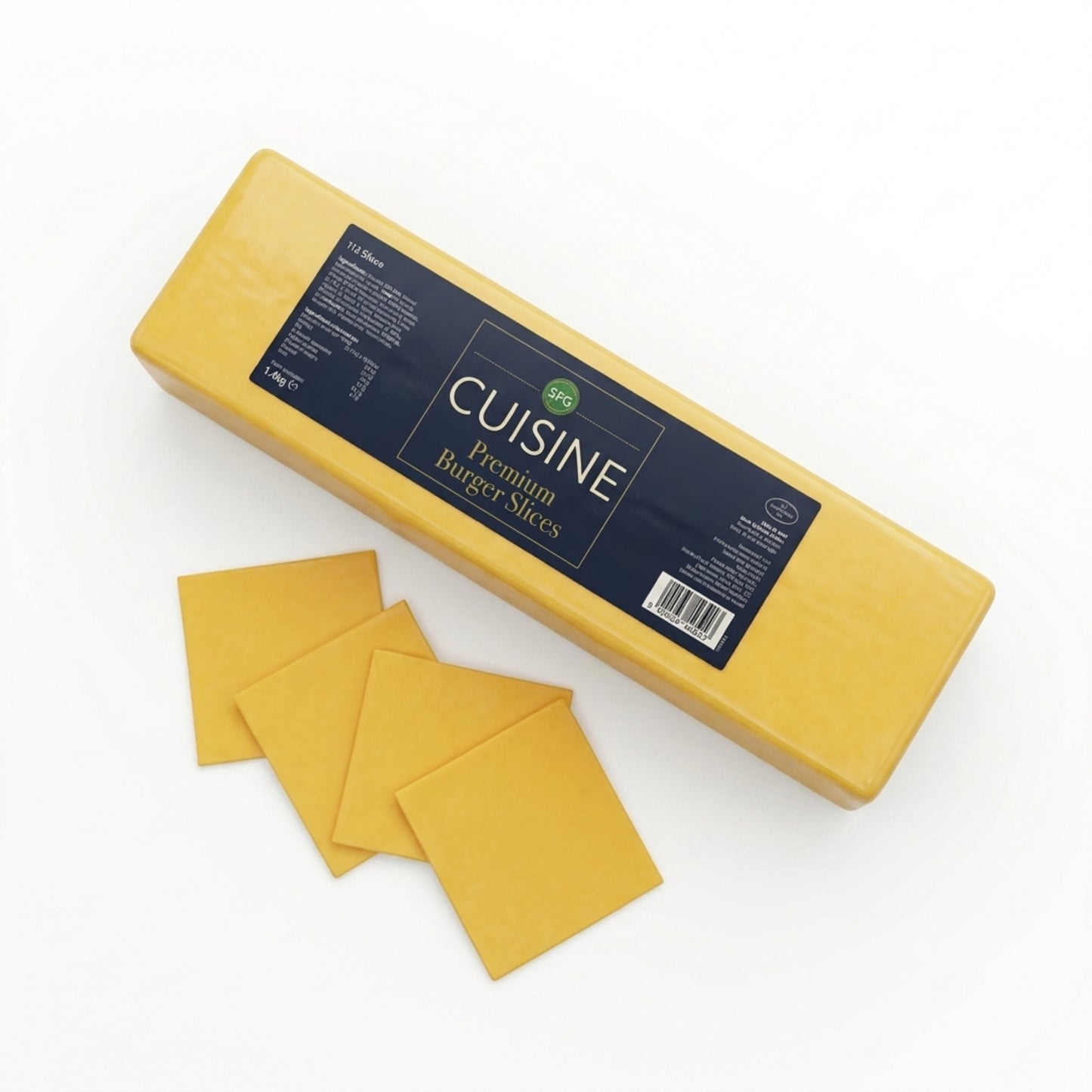 Cuisine Premium Burger Slices Cheese 1.4Kg