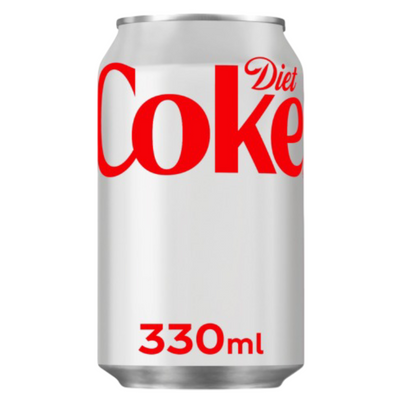 Diet Coca Cola Cans (GB) 24×330ml